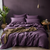 100% Cotton - Dark Purple Bed Sheet Set