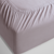 100% Cotton - Grey Lilac Fitted Sheet