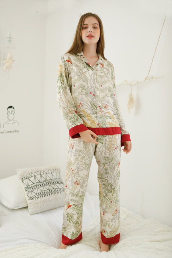 Audrey Full-length Sleepwear Set