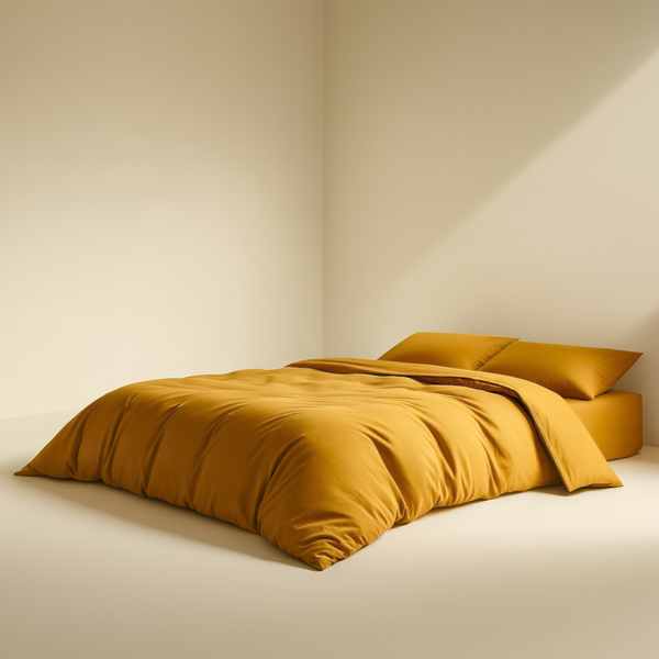 100% Cotton - Mustard Quilt Cover