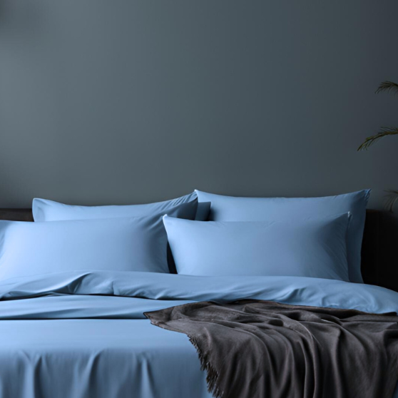 sky blue sheet set