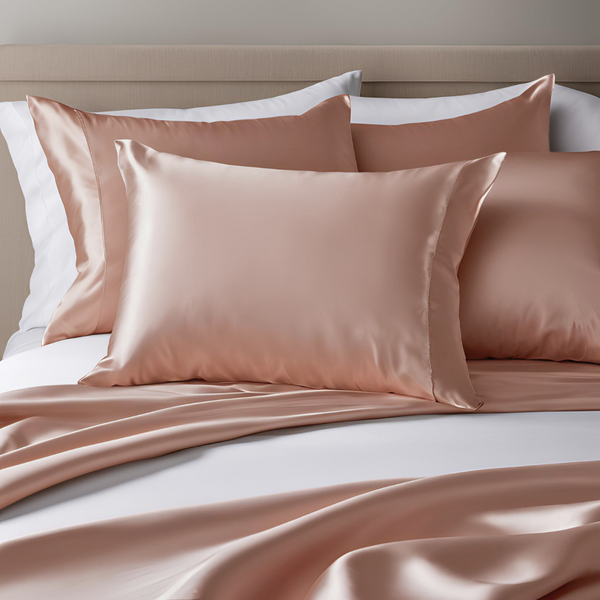 100% Mulberry Silk Pillowcase - Blush Pink