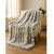 Grey Pebbles Faux Fur Throw Blanket